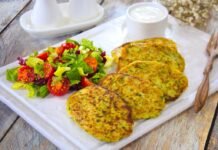 Оладьи из кабачков и картофеля