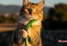 Кошки против ящериц: эпическая фотоподборка, которая докажет, что даже охотники могут дружить