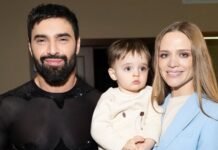 Жена Козловского впервые отвела в детсад 2-летнего сына: милые фото