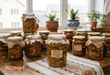 Зимой пожалеете, что сделали мало: невероятно вкусная и пикантная закуска из баклажанов в баночках